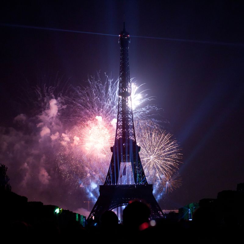 Paris France Fireworks