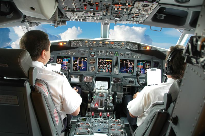 pilots cockpit