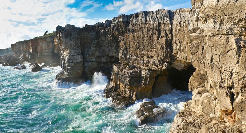 coastline of Cascais, The gates of hell, Portugal.