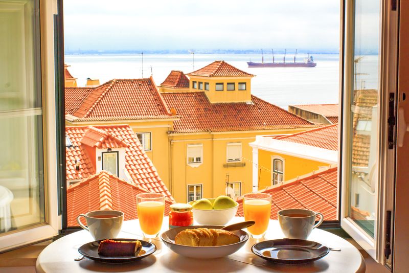 Breakfast in Lisbon Portugal