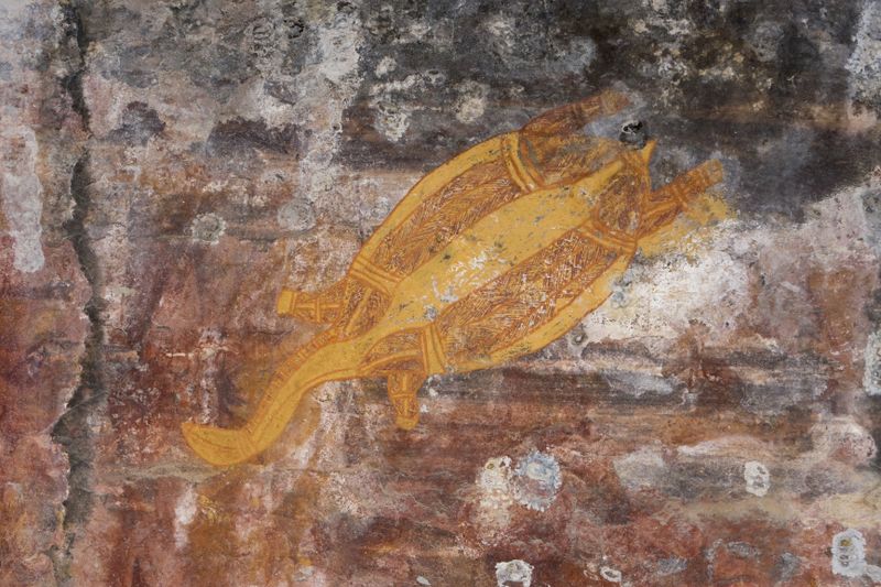 Aboriginal Rock Art, Photo by: Peter Eve & Tourism NT