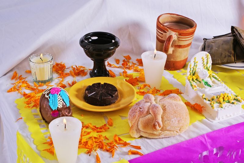 Day of the dead offerings