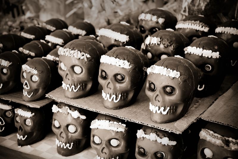 chocolate skulls