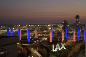 LAX airport in Los Angeles, CA