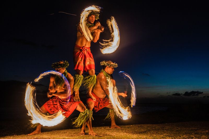 Luau Fire dance