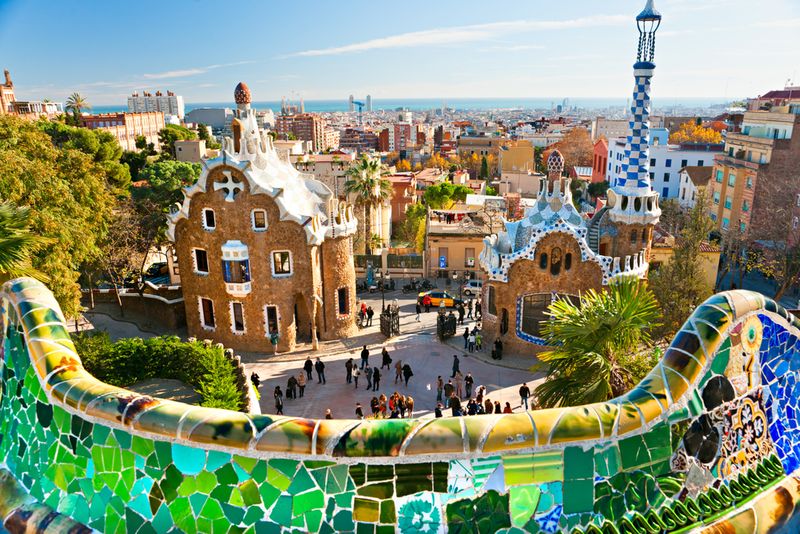 Park Guell Barcelona Spain