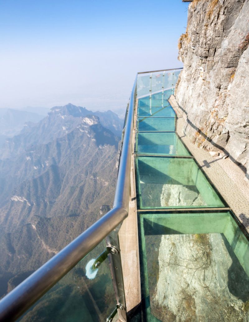 Glass Skywalk Tianmen Mountain China