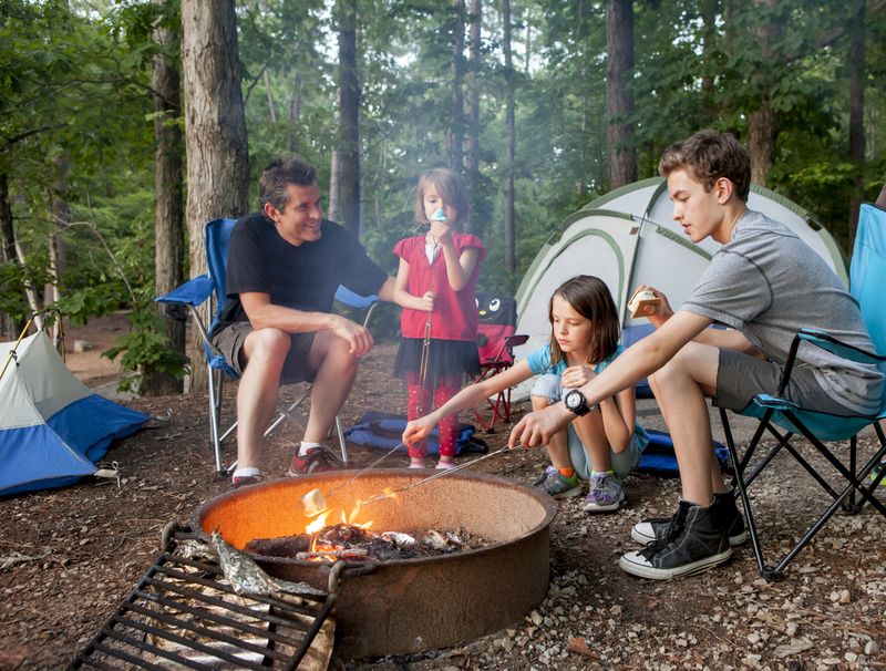 family camping