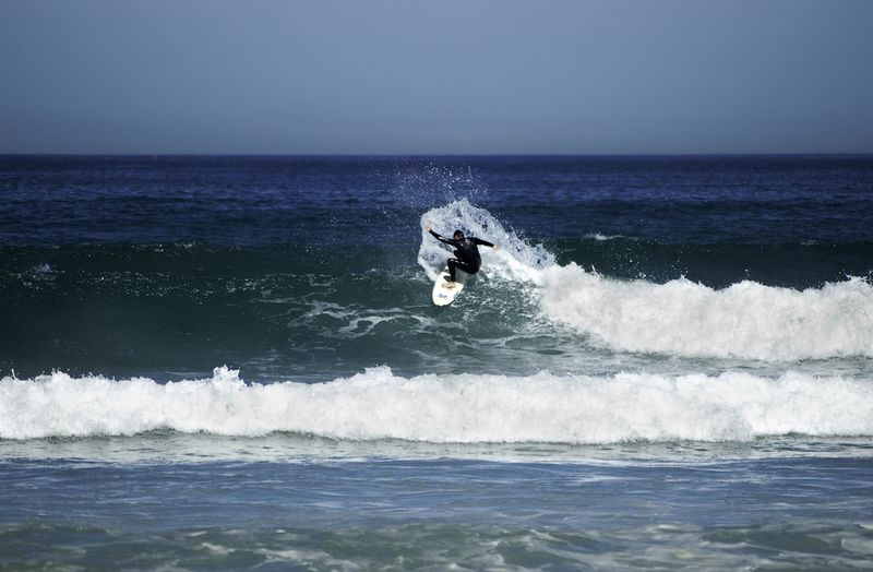 Surfing in Muizenberg