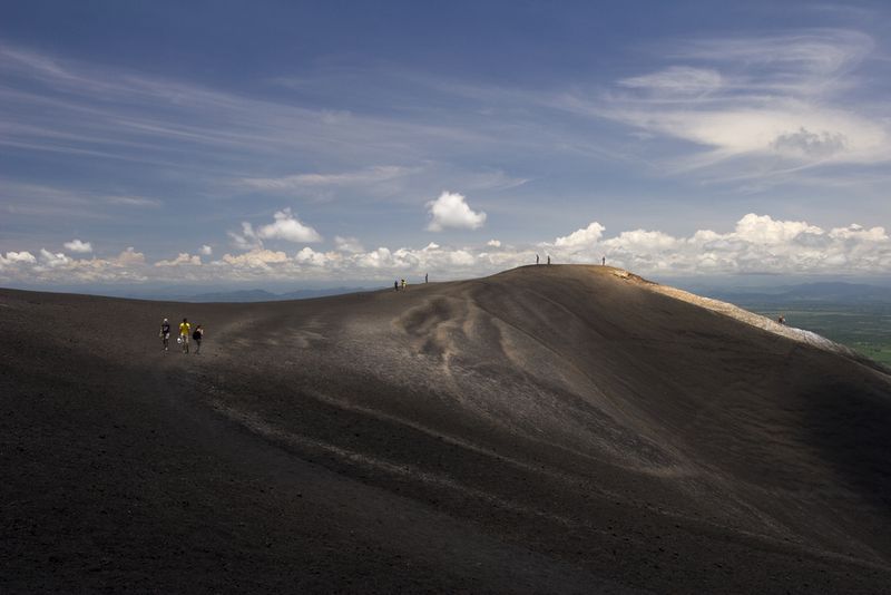 Volcano Boarding, Nicaragua