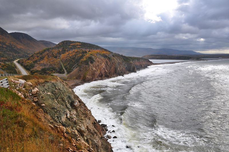 Cape Breton, Nova Scotia Cabot trail fall