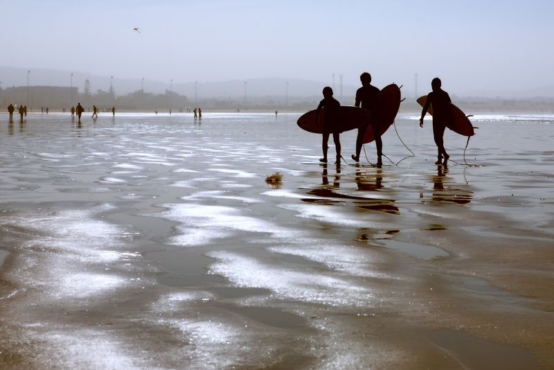 Surfing at Essaouira