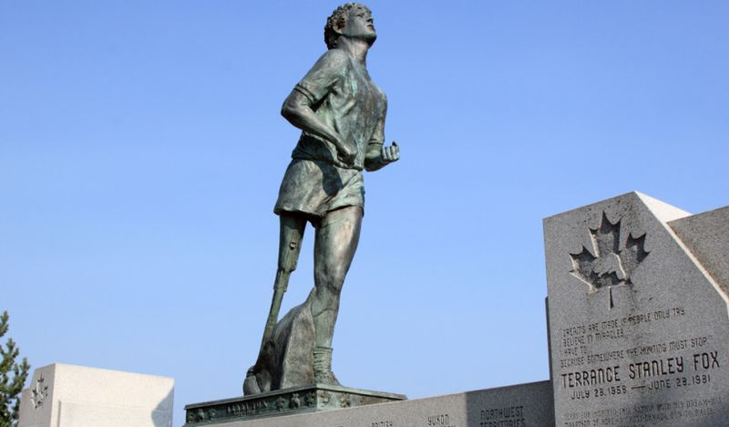 "Terry Fox" by Richard Keeling - Own work. Licensed under GFDL via Commons.