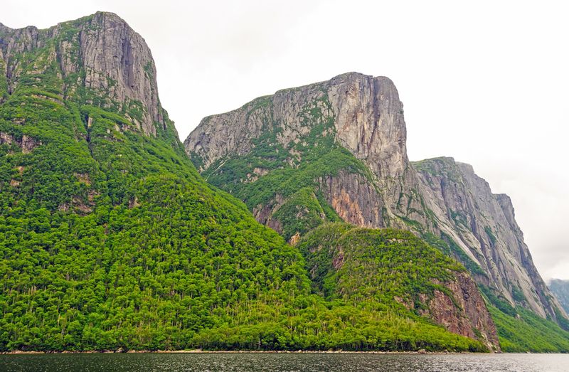 Granite cliffs Gros Morne National Park