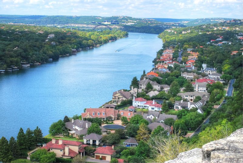 View from Mount Bonnell Austin