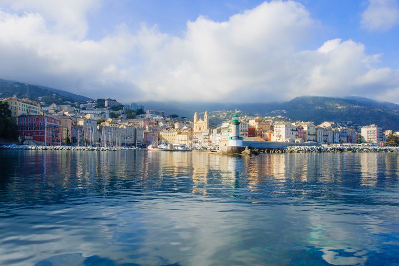 Old port (Vieux Port) Bastia, Corsica, France