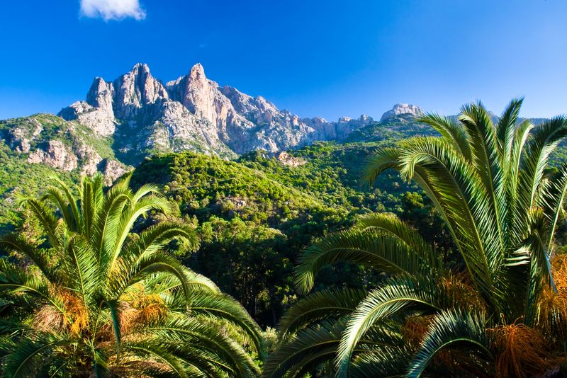 picturesque landscape Corsica France