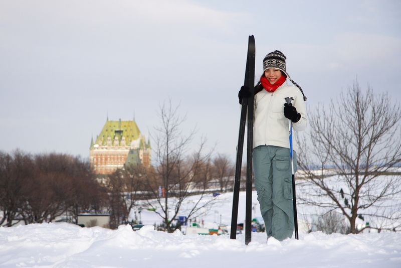 Skiing Plains of Abraham Quebec