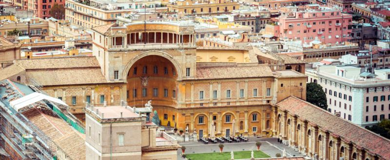 Vatican Museums Aerial Rome
