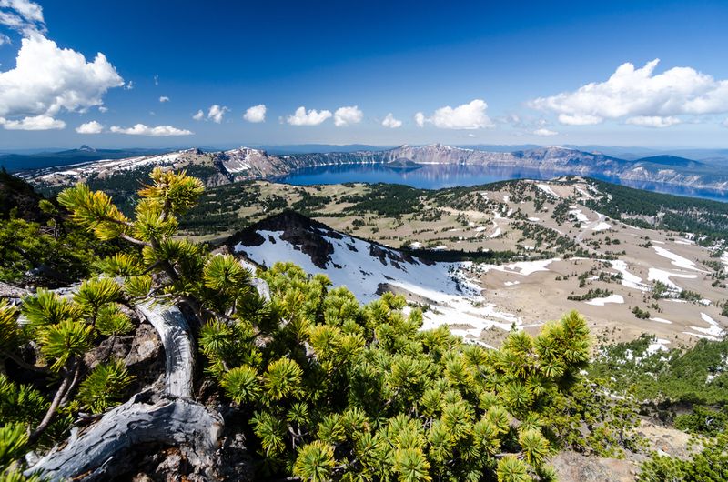 Mount Scott view of Crater Lake Oregon
