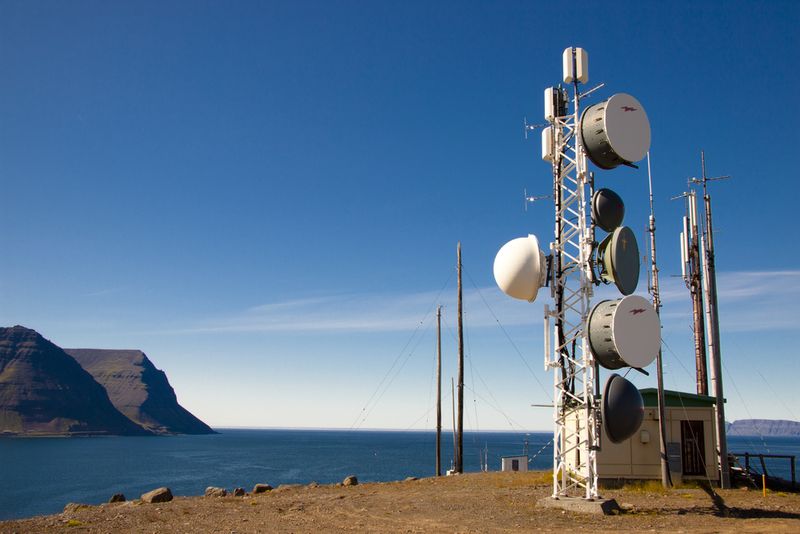 telecommunications tower iceland