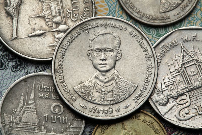 Thailand Coins and King