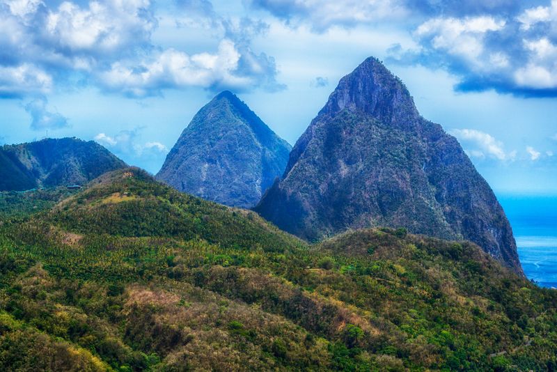 The Pitons st lucia
