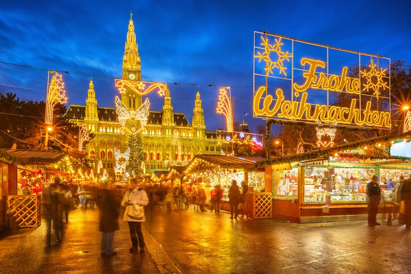 Christmas Market Vienna Austria