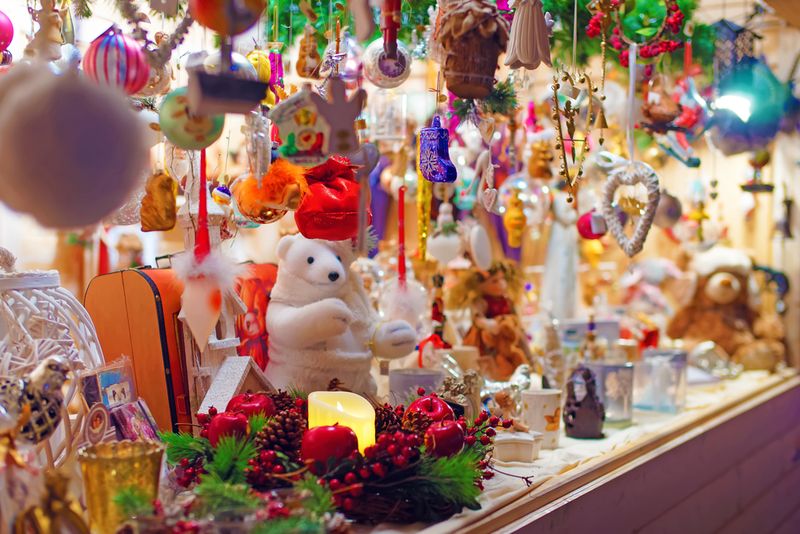 Christmas market vilnius lithuiania