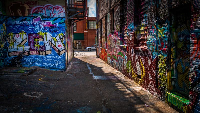 grafitti ally Baltimore