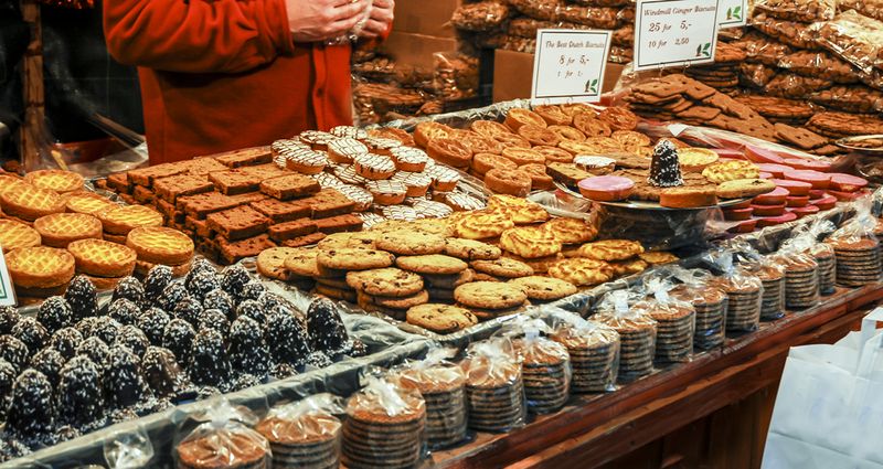 sweets at Christmas market Germany