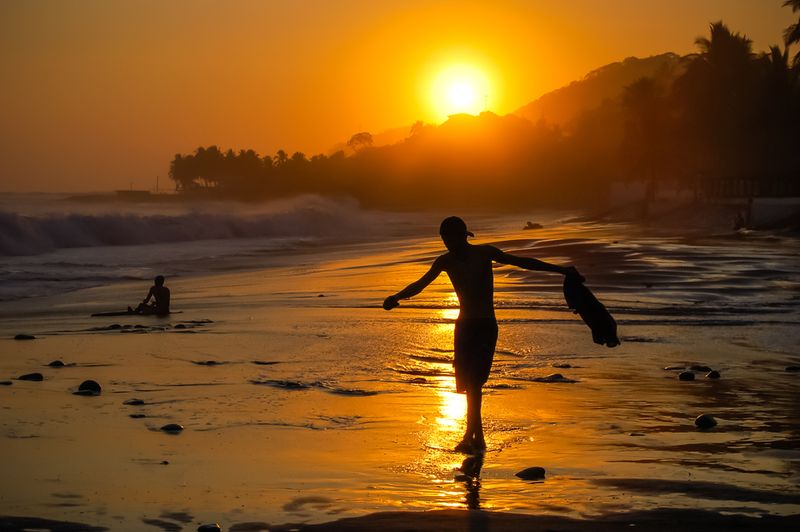 Playa El Sunzal, El Salvador