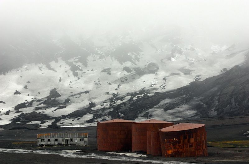 Antarctica deception island