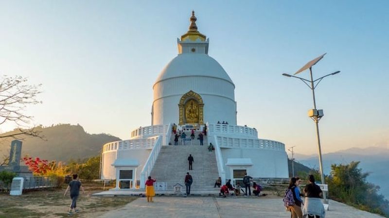 The World Peace Pagoda (Shanti Stupa)