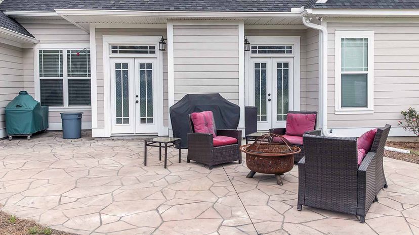 HERE'S HOW: Add color to the surface of your concrete patio