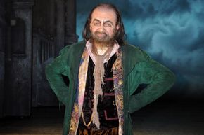 Rowan Atkinson of Mr. Bean fame transforms into Fagin in the musical &quot;Oliver!&quot;