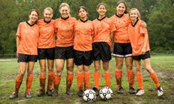 soccer team portrait