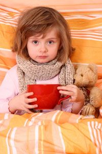 If you're under the weather, you might want to try tea -- and a teddy bear.