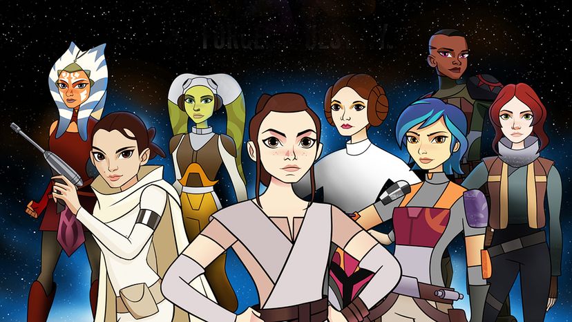 The online-first series &quot;Star Wars Forces of Destiny&quot; features short animated vignettes centered around the female characters of the iconic franchise. Lucasfilm