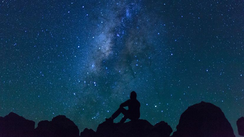 Starry sky from Mauna Kea Observatories