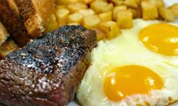 Steak and eggs are the perfect combo to start your day off right.