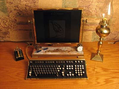 Steampunk computer accessories