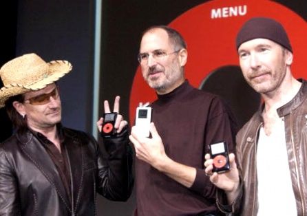 steve jobs with u2