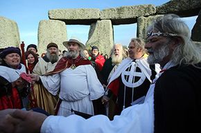 The theory that Druids built Stonehenge originally surfaced in the 17th century. Today, people calling themselves Druids visit Stonehenge to celebrate events like the Summer Solstice.