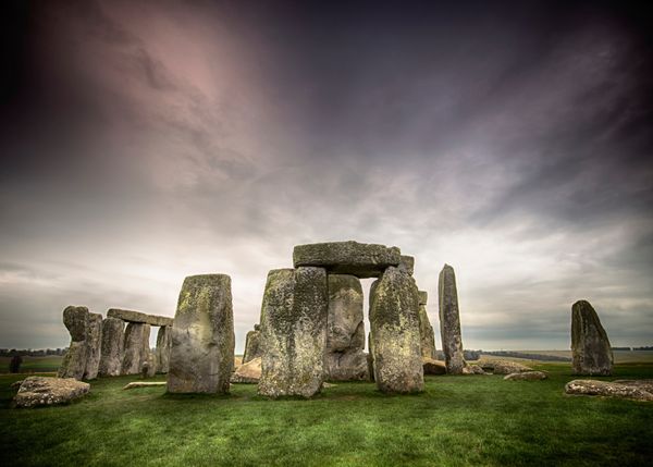 Ancient megalith at famous old place in history.