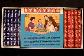 Stratego's design aesthetic has changes since this Milton Bradley set was printed in 1970, but much of the gameplay has remained the same for decades.