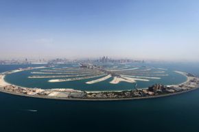 An aerial view of The Palm Jumeirah is seen in Dubai, in this photo from Aug. 31, 2012.