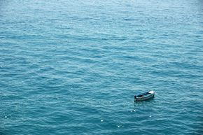 Stranded boat