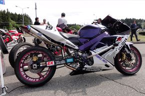 A stretched sportbike will often handle differently and go much faster.