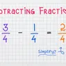 How to Subtract Fractions